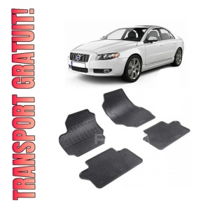 Set 4 covorase Volvo V70 2008-2016, din cauciuc 100%, compatibile cu autoturismul VOLVO V70