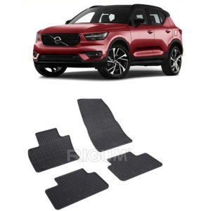 Set 4 covorase Volvo Xc40 2018-prezent, din cauciuc 100%, compatibile cu autoturismul VOLVO XC40 v5027
