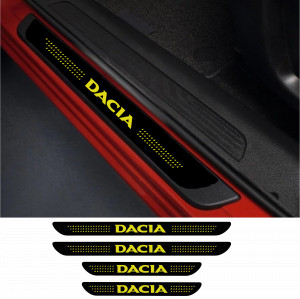 Set 4 protectii praguri auto autoadezive Dacia model 3 si breloc Succes, accesorii pentru autoturismul tau - masina v249029