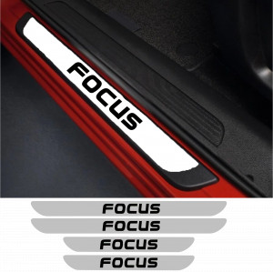 Set 4 protectii praguri auto autoadezive Focus si breloc Succes, accesorii pentru autoturismul tau - masina v246527