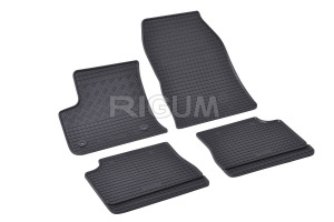 Set 5 covorase ALFA ROMEO JUNIOR ELETTRICA din 04.2024-PREZENT, cu covoras tunel median, CAROSERIE SUV, Presuri cauciuc 100%, compatibil cu autoturismul ALFA ROMEO JUNIOR ELETTRICA, Rigum - Img 3