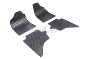 Set 5 covorase FORD RANGER din 2007-2011, cu covoras tunel median, CAROSERIE PICK-UP, Presuri cauciuc 100%, compatibil cu autoturismul FORD RANGER, Rigum - Img 3
