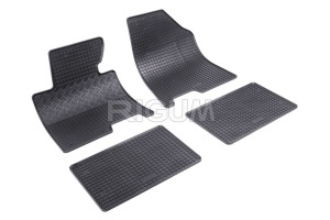 Set 5 covorase HYUNDAI I40 din 07.2011-07.2019, cu covoras tunel median, CAROSERIE COMBI, Presuri cauciuc 100%, compatibil cu autoturismul HYUNDAI I40, Rigum - Img 3