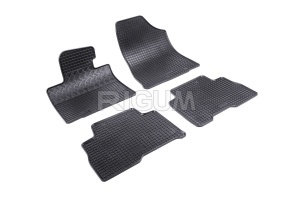 Set 5 covorase KIA SORENTO II din 2013-01.2015, cu covoras tunel median, CAROSERIE SUV FACELIFT, Presuri cauciuc 100%, compatibil cu autoturismul KIA SORENTO II, Rigum - Img 3