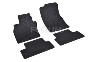 Set 5 covorase MAZDA CX -60 PHEV din 08.2022-PREZENT, cu covoras tunel median, CAROSERIE SUV, Presuri cauciuc 100%, compatibil cu autoturismul MAZDA CX -60 PHEV, Rigum - Img 3