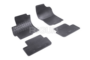 Set 5 covorase MITSUBISHI LANCER IX din 10.2008-08.2017, cu covoras tunel median, CAROSERIE HATCHBACK, Presuri cauciuc 100%, compatibil cu autoturismul MITSUBISHI LANCER IX, Rigum - Img 3