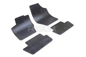 Set 5 covorase PEUGEOT 308 I din 10.2007-05.2014, cu covoras tunel median, CAROSERIE COMBI, Presuri cauciuc 100%, compatibil cu autoturismul PEUGEOT 308 I, Rigum - Img 3