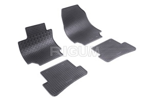 Set 5 covorase RENAULT CAPTUR I din 04.2013-12.2019, cu covoras tunel median, CAROSERIE SUV, Presuri cauciuc 100%, compatibil cu autoturismul RENAULT CAPTUR I, Rigum - Img 3