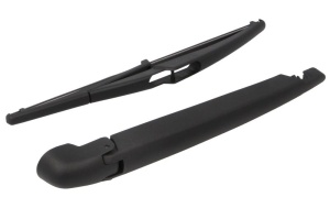 Set brat stergator spate cu lamela pentru FIAT 500L (351_, 352_) din 2012-2018, pentru spate, din cauciuc siliconat rezistent, 4 stickere auto FIAT v2216