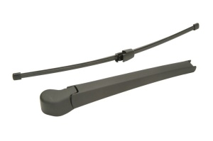 Set brat stergator spate cu lamela pentru SKODA OCTAVIA II Combi (1Z5) din 2004-2013, pentru spate, din cauciuc siliconat rezistent, 4 stickere auto SKODA v523