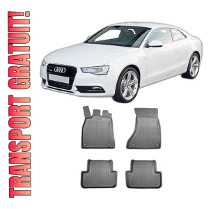 Set covorase AUDI A5 8TA, din 01.2008 - 09.2016, covorase tavita, caroserie COUPE, compatibile cu autoturismul AUDI A5 8TA, ARISTAR