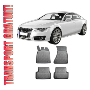 Set covorase AUDI A7 4G, din 09.2010 - 01.2018, covorase tavita, caroserie SPORTBACK, compatibile cu autoturismul AUDI A7 4G, ARISTAR