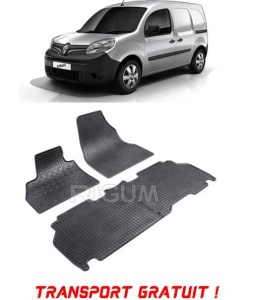 set covorase auto dedicate, din cauciuc 100% Premium Renault Kangoo II, Van, fabricat din 2008 - Prezent, 5 Locuri - Transport Gratuit accesorii pentru autoturismul tau - masina v37950