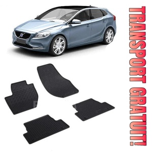 set covorase auto dedicate, din cauciuc 100% Premium Volvo V40 II, Hatchback, fabricat din 07.2012 - Prezent