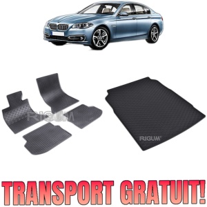 Set Covorase Auto Si Tavita Portbagaj BMW SERIA 5 F10 din 03.2010 - 2013, caroserie sedan,