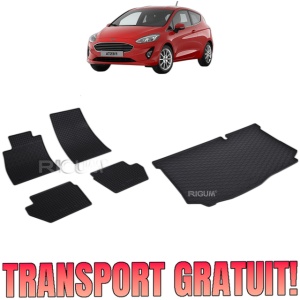 Set Covorase Auto Si Tavita Portbagaj FORD FIESTA VII din 07.2017 - 2026, caroserie hatchback,