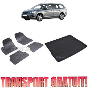 Set Covorase Auto Si Tavita Portbagaj FORD FOCUS II din 2004 - 02.2011, caroserie combi,