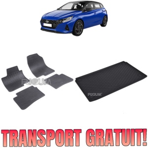 Set Covorase Auto Si Tavita Portbagaj HYUNDAI I20 III din 10.2020 - 2026, caroserie hatchback,