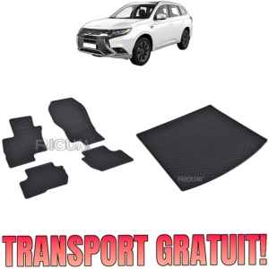 Set Covorase Auto Si Tavita Portbagaj MITSUBISHI OUTLANDER III PHEV din 09.2012 - 2019, caroserie suv, 5 LOCURI