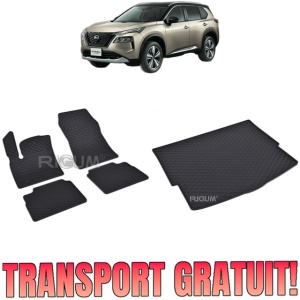 Set Covorase Auto Si Tavita Portbagaj NISSAN X-TRAIL E-POWER din 09.2022 - 2026, caroserie suv, 5 LOCURI