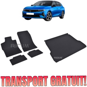 Set Covorase Auto Si Tavita Portbagaj OPEL ASTRA L SPORTS TOURER din 01.2022 - 2026, caroserie combi,