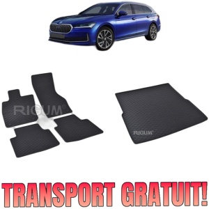 Set Covorase Auto Si Tavita Portbagaj SKODA SUPERB IV din 12.2023 - 2026, caroserie combi,