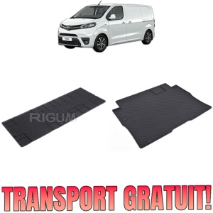 Set Covorase Auto Si Tavita Portbagaj TOYOTA PROACE II din 01.2016 - 2026, caroserie van rand 3, AMPATAMENT L2