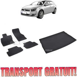 Set Covorase Auto Si Tavita Portbagaj VOLKSWAGEN GOLF 7 SPORTSVAN din 05.2014 - 12.2020, caroserie van, PORTBAGAJ SUPERIOR