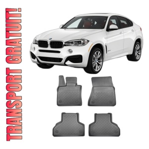 Set covorase BMW X6 F16, din 11.2014 - 10.2019, covorase tavita, caroserie SUV AL 3-LEA rand exclus, compatibile cu autoturismul BMW X6 F16, ARISTAR