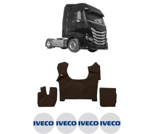Set covorase Camion Tir Iveco S-WAY din 2019, Auto, 4x Stickere auto cu Iveco