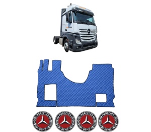 Set covorase Camion Tir MERCEDES-BENZ ACTROS MP4 / MP5 din 2011-2024, Auto, 4x Stickere auto cu MERCEDES-BENZ