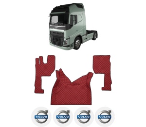 Set covorase Camion Tir VOLVO FH II din 2012-2017, Auto, 4x Stickere auto cu VOLVO