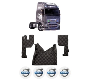 Set covorase Camion Tir VOLVO FH16 II din 2012-2014, Auto, 4x Stickere auto cu VOLVO