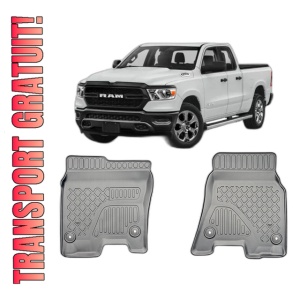 Set covorase DODGE RAM V, din 2019 - Prezent, covorase tavita, caroserie PICK-UP covorase fata, compatibile cu autoturismul DODGE RAM V, ARISTAR
