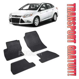 Set covorase Ford Focus III Sedan 03.2011 - 08.2018 si 4 stickere rotunde Ford