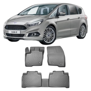 Set covorase FORD S-MAX II, din 09.2015 - Prezent, covorase tavita, caroserie VAN 5-7 LOCURI, fara rand 3, inclusiv FACELIFT, compatibile cu autoturismul FORD S-MAX II, ARISTAR - Img 2