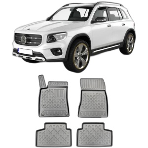 Set covorase MERCEDES GLB X247, din 11.2019 - Prezent, covorase tavita, caroserie SUV AL 3-LEA rand exclus, compatibile cu autoturismul MERCEDES GLB X247, ARISTAR - Img 2