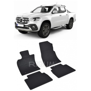 Set covorase Mercedes X-Class 2018-prezent, din cauciuc 100%, compatibile cu autoturismul MERCEDES X-Class v6059