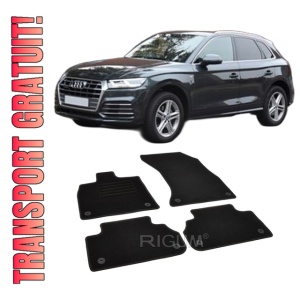 Set covorase mocheta Audi Q5 (FY), 2017-prezent, din mocheta, compatibile cu autoturismul Audi Q5 (FY)