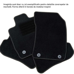 Set covorase mocheta Audi Q7 (2) 4M, 2015-prezent, din mocheta, compatibile cu autoturismul Audi Q7 (2) 4M - Img 5
