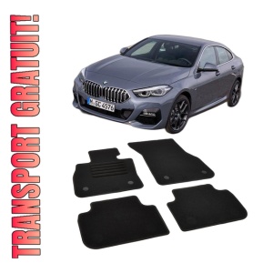 Set covorase mocheta BMW Seria 2 F44 Gran Coupe 2020-prezent, din mocheta, compatibile cu autoturismul BMW Seria 2 F44 Gran Coupe