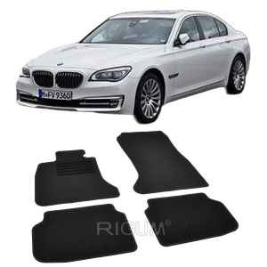 Set covorase mocheta BMW Seria 7 F01/F02, 2008-2015, din mocheta, compatibile cu autoturismul BMW Seria 7 F01/F02 - Img 2