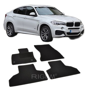 Set covorase mocheta BMW X6 F16, 2014-2019, din mocheta, compatibile cu autoturismul BMW X6 F16 - Img 2