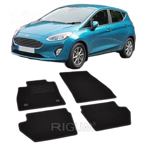 Set covorase mocheta Ford Fiesta 7, 2017-prezent, din mocheta, compatibile cu autoturismul Ford Fiesta 7 - Img 2