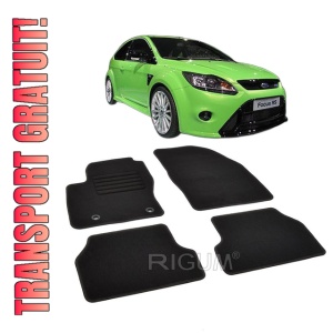 Set covorase mocheta Ford Focus 2, 2004-2011, din mocheta, compatibile cu autoturismul Ford Focus 2