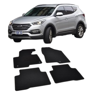 Set covorase mocheta Hyundai Santa Fe 3 2012-2018, din mocheta, compatibile cu autoturismul Hyundai Santa Fe 3 - Img 2