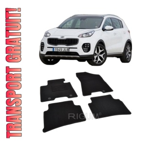 Set covorase mocheta Kia Sportage 4 (QL), 2016-2021, din mocheta, compatibile cu autoturismul Kia Sportage 4 (QL)