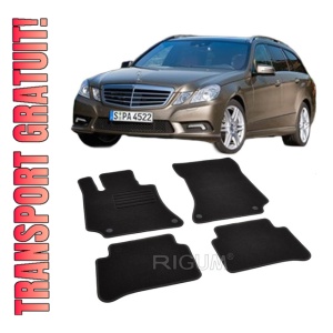 Set covorase mocheta Mercedes-Benz E Klasse (W212) 2009-2016, din mocheta, compatibile cu autoturismul Mercedes Benz E Klasse (W212)