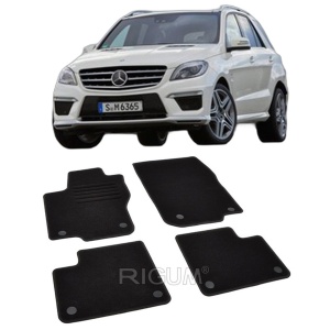 Set covorase mocheta Mercedes ML (W164) 2005-2011, din mocheta, compatibile cu autoturismul Mercedes ML (W164) - Img 2