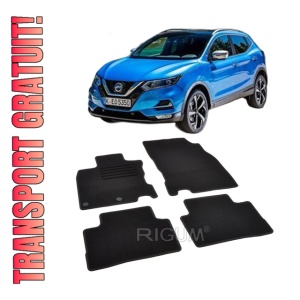 Set covorase mocheta Nissan Qashqai 2 (J11) 2014-2021, din mocheta, compatibile cu autoturismul Nissan Qashqai 2 (J11)